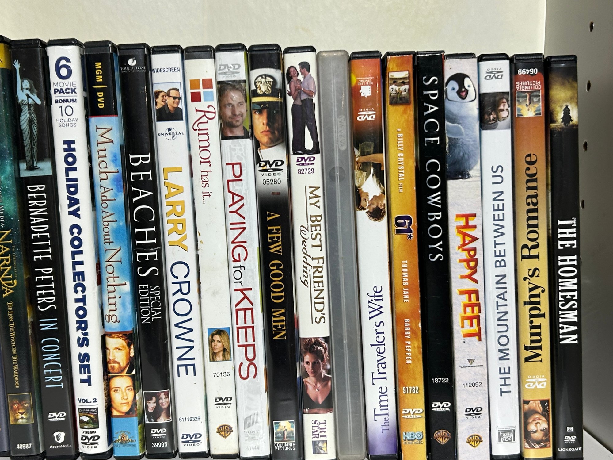 Large Collection Of Various Genre DVDs, VHS Tapes & Player #31247 ...