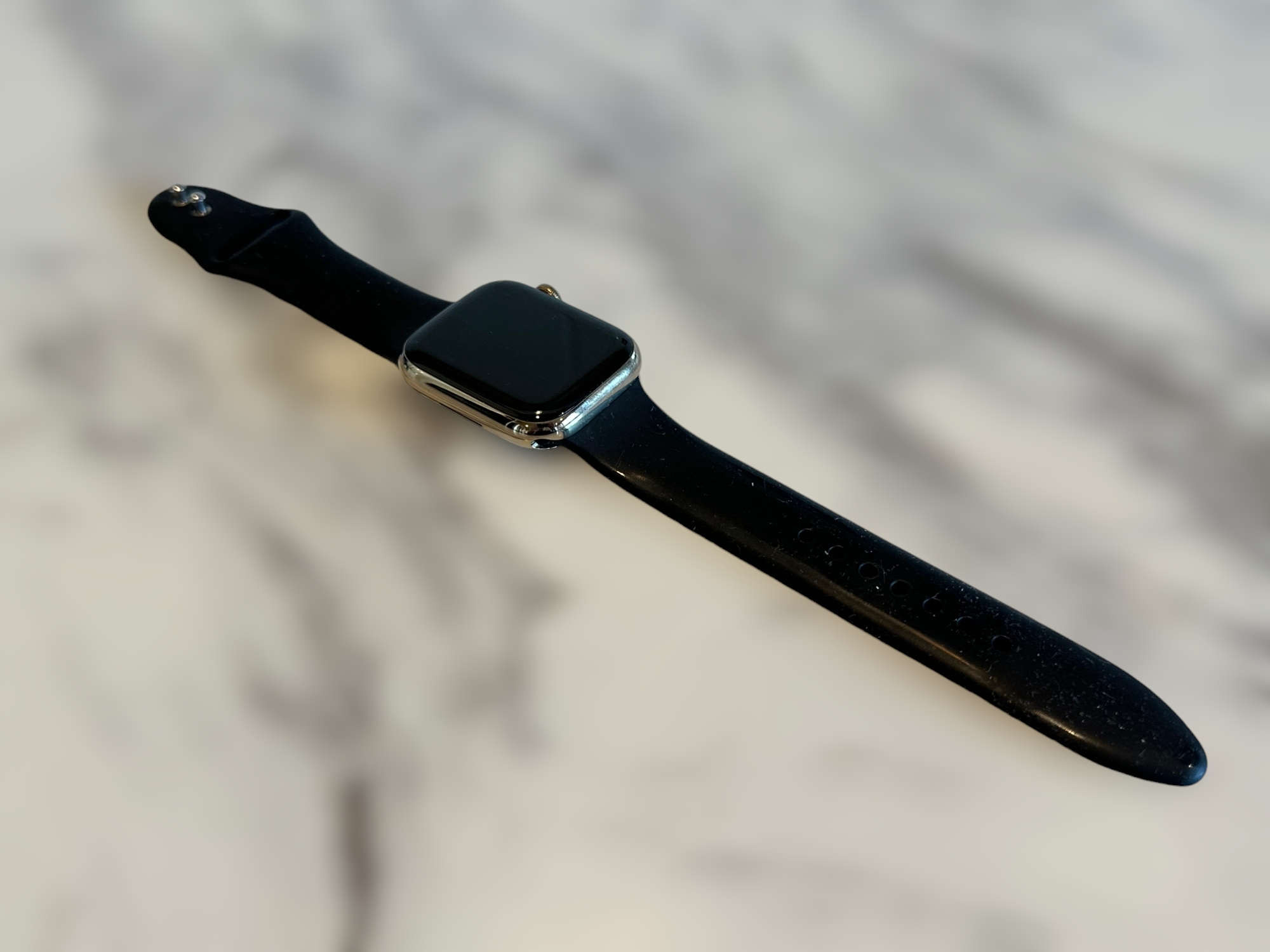 Apple Series 7 Stainless Steel & Ceramic Smart Watch With GPS And Ion X