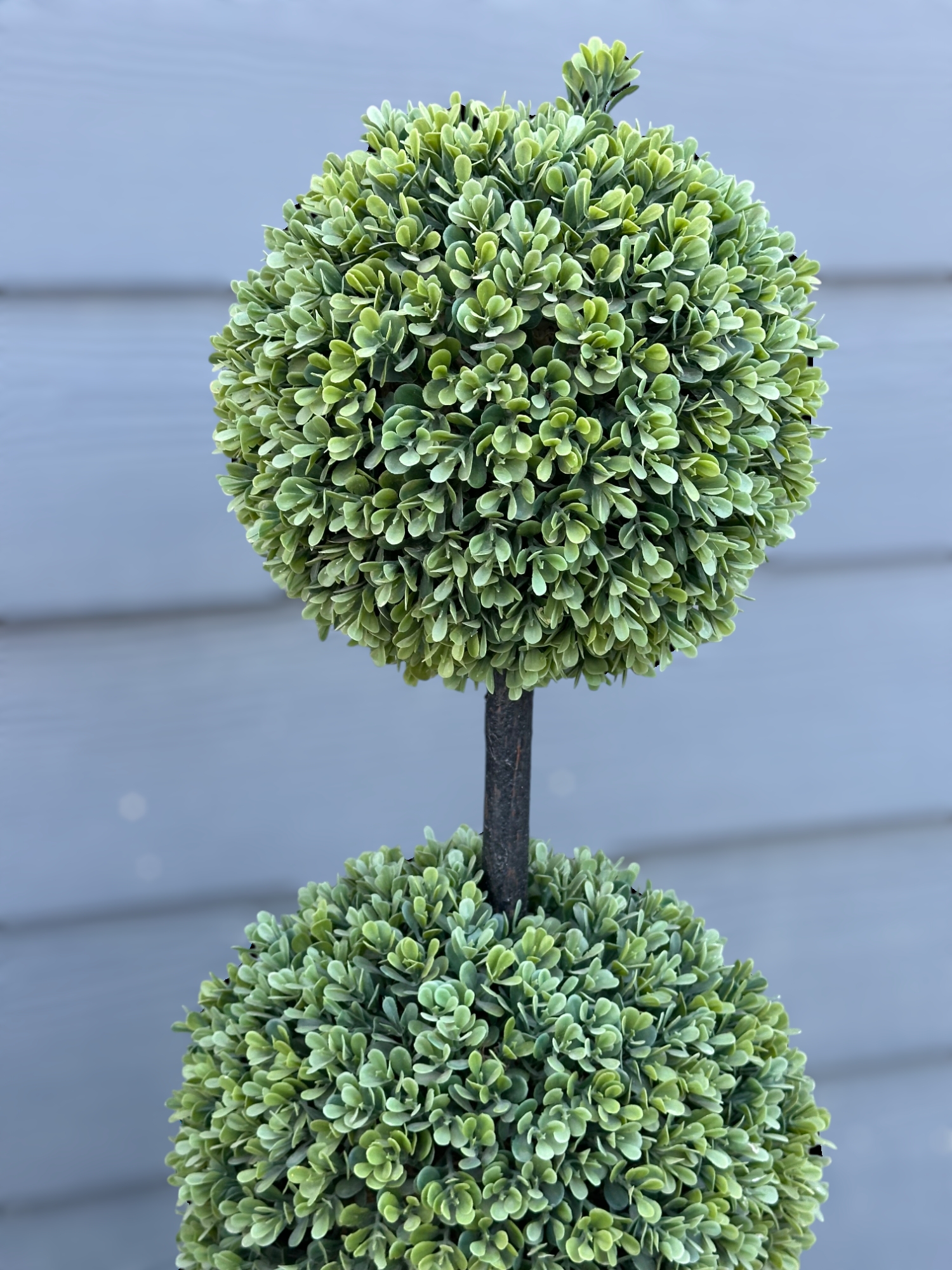 Beautiful Nearly Natural Double Ball Boxwood Topiary 15534