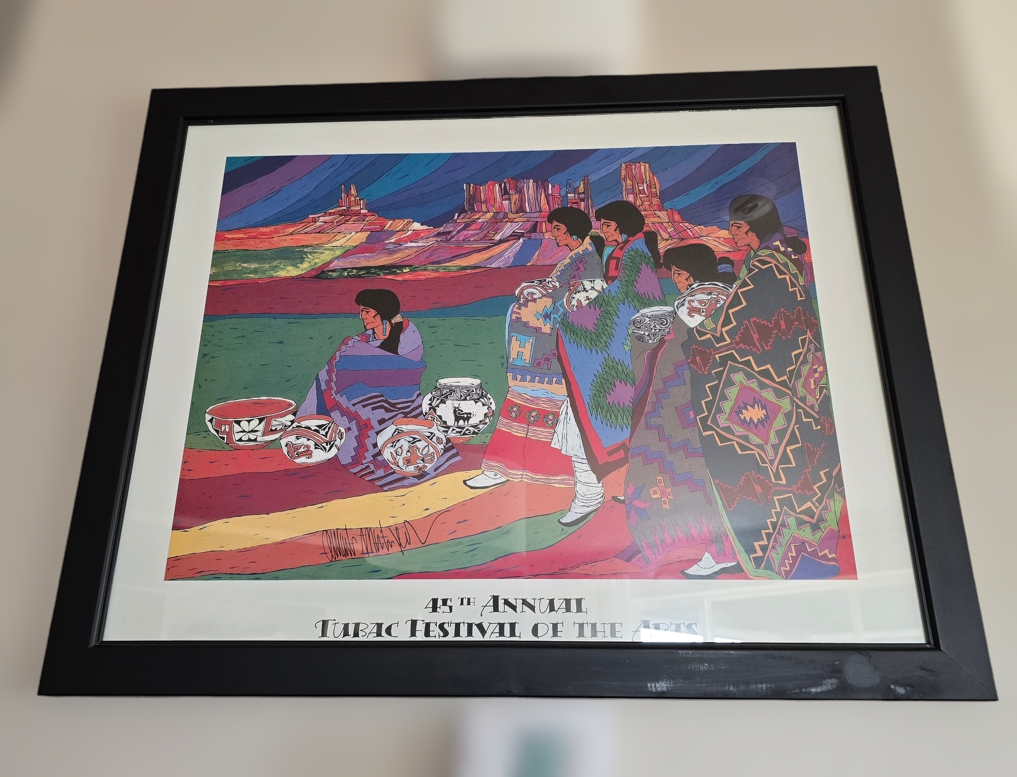 45th Anniversary Tubac Festival Of The Arts Wall Art In A Custom Frame