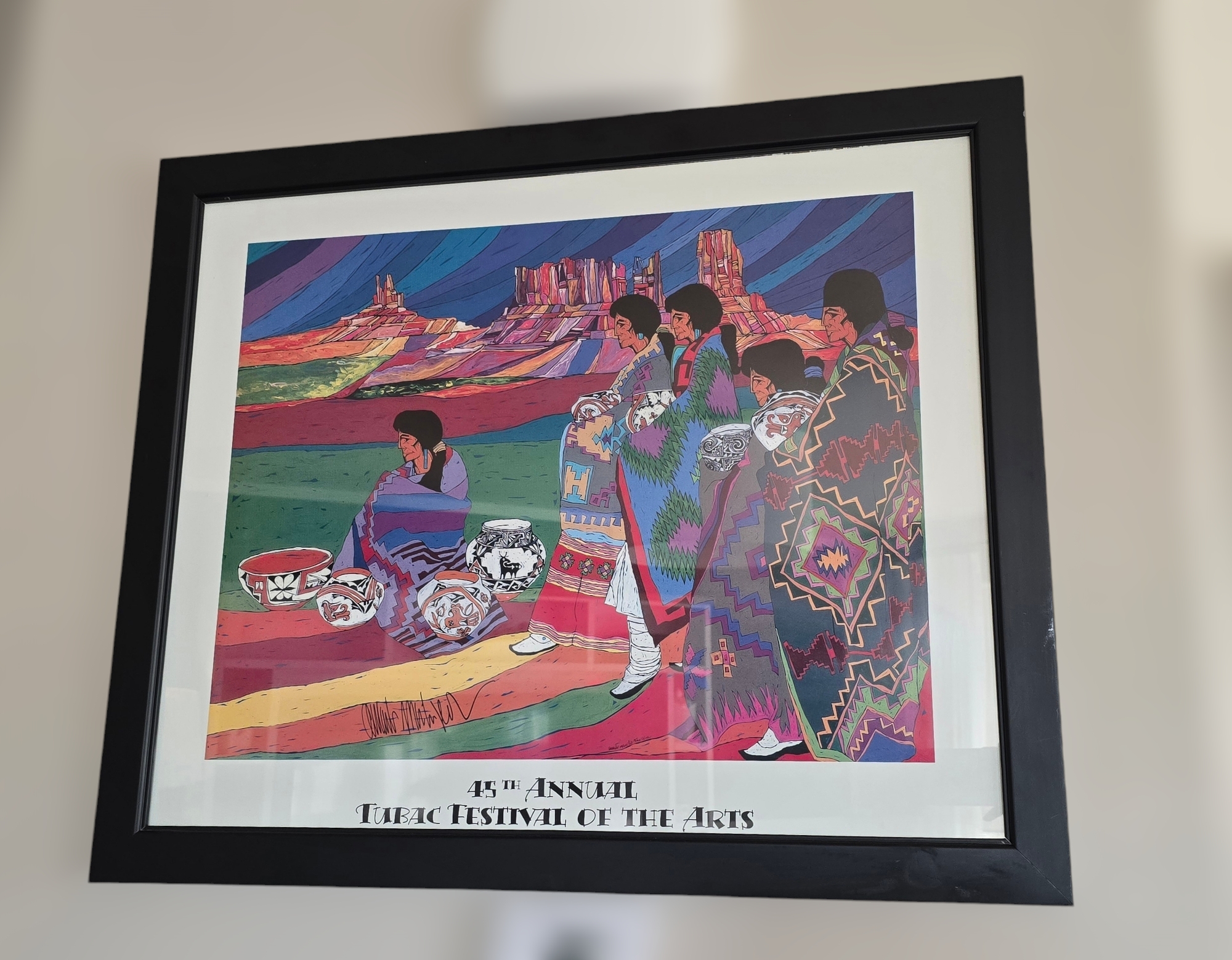 45th Anniversary Tubac Festival Of The Arts Wall Art In A Custom Frame