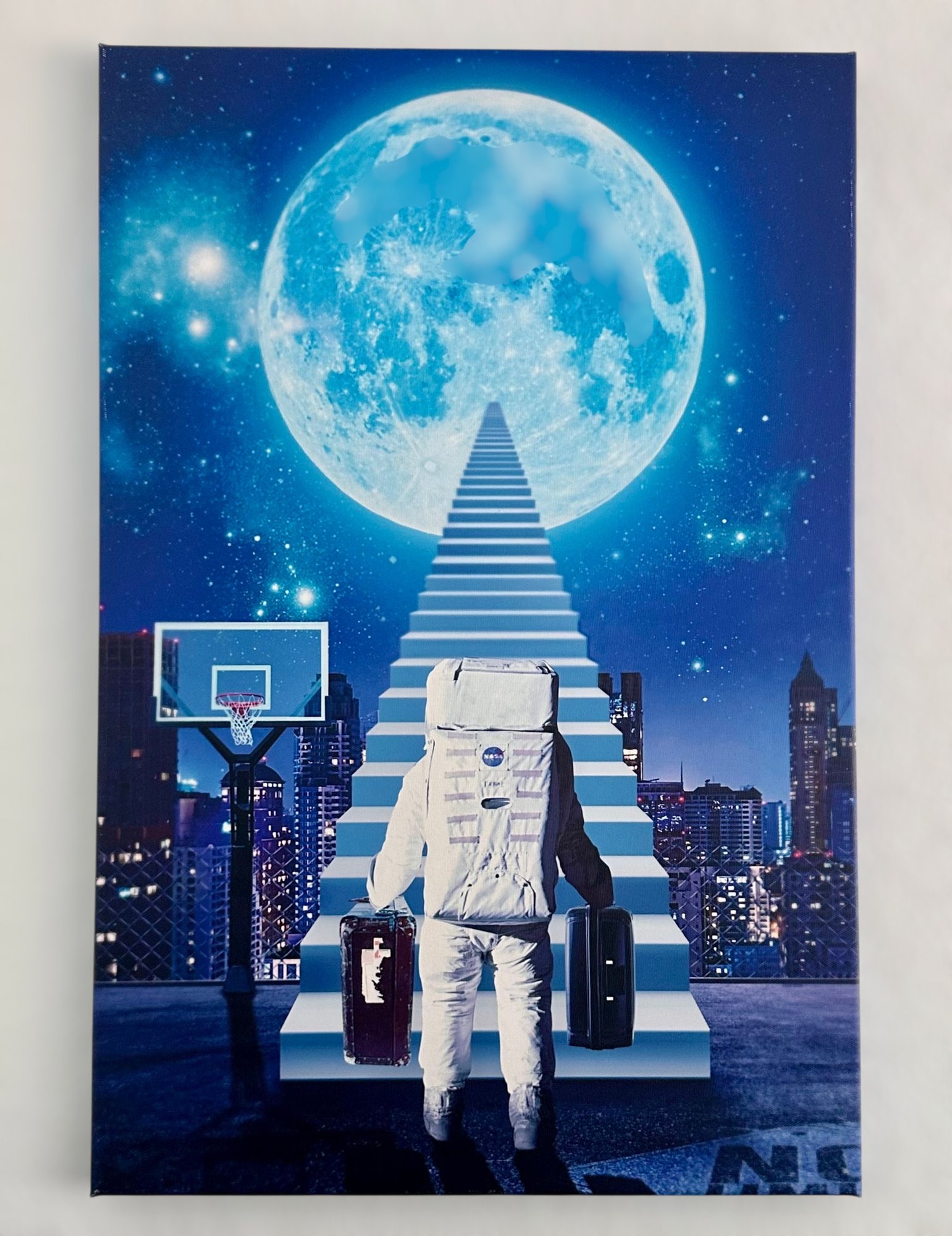 "The Sky Is The Limit" Print On Canvas Wall Art #24148 | Auctionninja.com