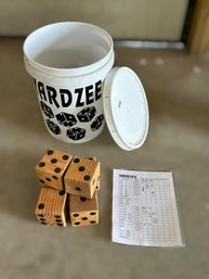 Yardzee Wood Dice Yard Game
