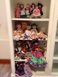 Asssorted Dolls & Doll Clothes