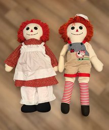 Vintage Raggedy Ann & Andy Dolls