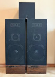 JVC Sub Woofer Model # SP-PWA_350 & Pioneer 4 Way Speakers Model #T7000 - Set Of 3