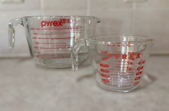 Pyrex 8-cup Liquid Measuring Jug With Pyrex 250 Ml Liquid Measuring Cup