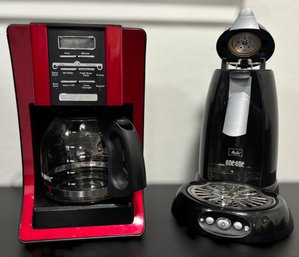Coffee Lovers Duo Featuring A Programmable Mr Coffee Brewer And Melitta Single Serve Machine