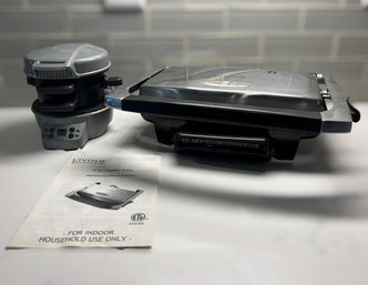 Easy Meal Prep Duo Featuring Hamilton Beach Breakfast Sandwich Maker And Living Solutions Panini Grill