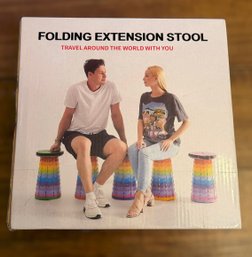 Portable Telescopic Stool Designed For Outdoor Use