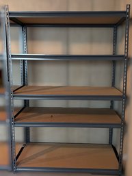 5-tier Heavy-duty Metal & Wood Utility Shelving Unit - 2 Of 2