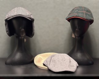 Boston Scally Co And Kangol Flat Cap Collection Featuring Herringbone, Celtic Plaid, Grey Boondocks & More