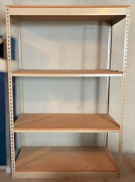 4-tier Metal & Wood Heavy-duty Utility Shelving Unit