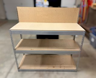 3-tier Garage Shelving Unit W/ Galvanized Steel Frame Lot 2 Of 2