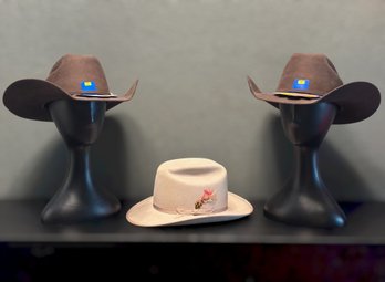 Bullhide Western Cowboy Hat Collection Featuring Fur Blend Construction, Classic Shaped Brims & Hat Bands