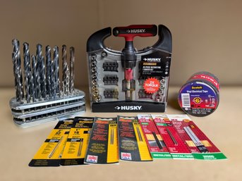 Drill Bits, Driver Set & Electrical Tape