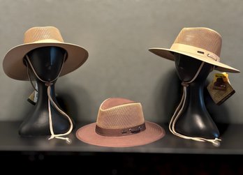 Outback Trading Co River Guide Outdoor Hat Collection Featuring Three Mesh Crown Wide Brim Styles