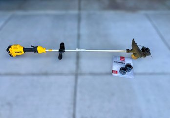 DEWALT 20V MAX Cordless String Trimmer Kit W/ Battery And Extra Trimmer Line Spools