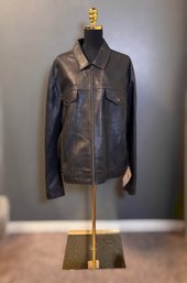 Scully Men's Genuine Fine Leather Charcoal Jacket Size XL
