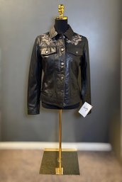 Scully Genuine Leather Embroidered Western Jacket XS