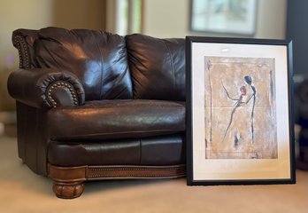Z Gallerie Framed Abstract Figurative Art Print - 26' X 33'