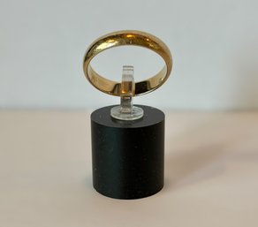 14k Yellow Gold Wedding Band Ring Size 8