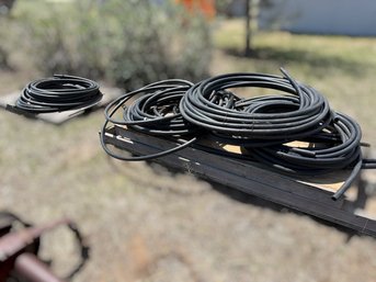 Assorted Black Poly Irrigation / Water Line Tubing