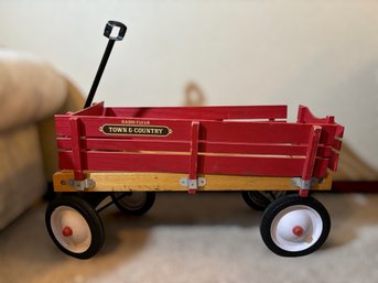 Vintage Wood Radio-Flyer Wagon