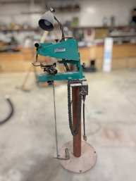 Foley Saw Chain Grinder Chainsaw Chain Sharpener On Pedestal Stand