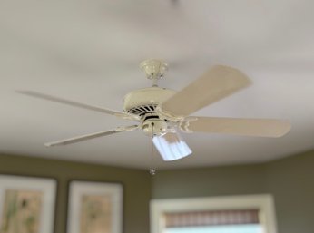 Traditional  48 Inch Off-white Five Blade Ceiling Fan