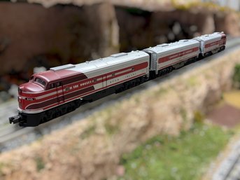 MTH O Gauge Rock Island The Rocket F3 A-B-A Diesel Locomotive Set #645 #646 #643