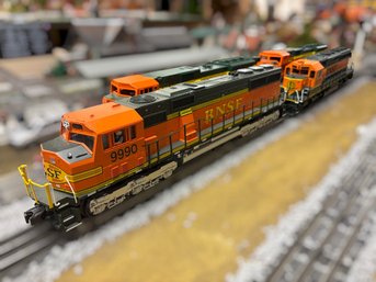 BNSF SD70MAC Locomotives In The Heritage II Paint Scheme