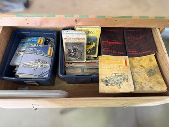 Large Lot Of Automotive Repair Manuals, Shop Manuals & Technical Literature