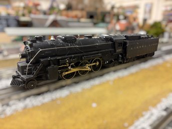 Vintage Lionel Postwar O Gauge #2026 Steam Locomotive Engine Black Die-cast W/ Tender