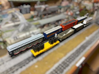 O Gauge Mixed Freight Car Lot  Featuring B&O Campaign Car, Flatcar, Triple Crown Trailer & More