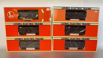 Vintage Lionel Electric Trains Norfolk & Western Aluminum & Die Cast Metal Train Cars - Lot Of 6
