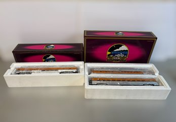 M.T.H. Electric Trains Die Cast Metal Scale Denver Rio Grande 70 Ft Vista Dome Car & 2-car Sleeper/diner Set