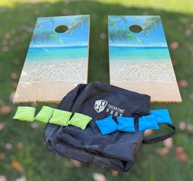 Tailgating Pros Corn Hole Set And Bean Bags