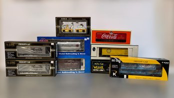 Collection Of Model Train Cars W/ Coca-cola, NASA, Rio Grande, Peerbolte Onion, Conrail, C&I, & More
