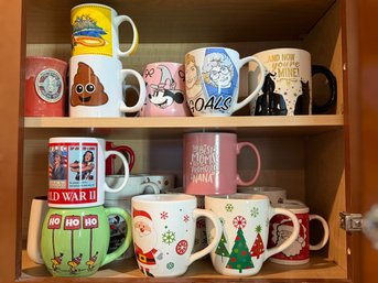Adorable Collection Of Novelty And Holiday Coffee Mugs