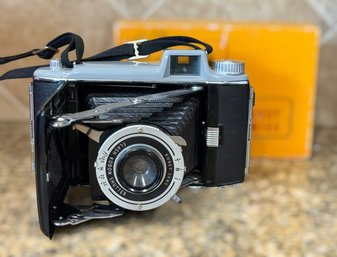 Vintage Kodak Tourist Camera W/ Original Box And Manuel