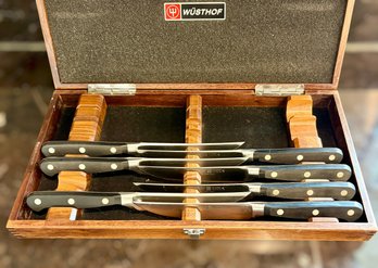 Wusthof Classic Of Germany Knives In Wood Storage Box - Set Of 7