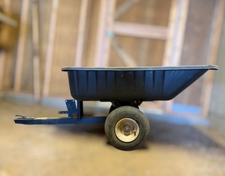 Poly Dump Cart: Single-Axle Tow-Behind Utility Trailer
