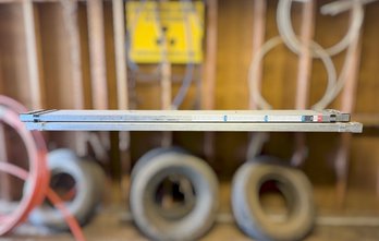 Two Aluminum Scaffolding Planks