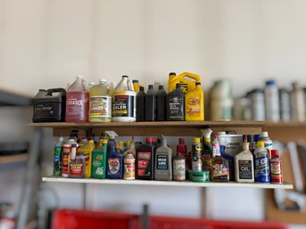 Large Variety Of Automotive Maintenance Fluids & Cleaners