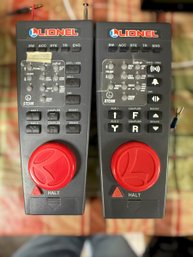 Two Lionel TMCC CAB-1 Remote Controller
