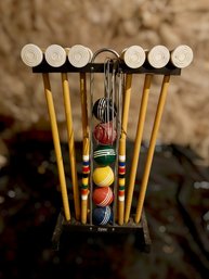 Vintage Croquet Six Player Set