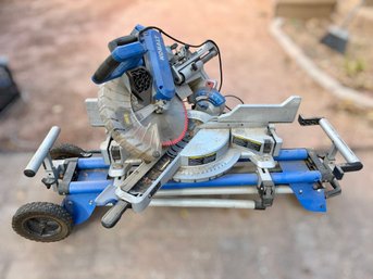 Kobalt 12-inch Compact Sliding Dual-bevel Miter Saw (model #1413795, Item #0857242)