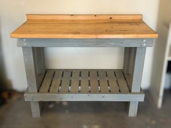 Sturdy Solid Wood Garden Bench