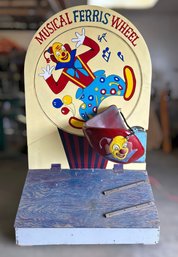 Vintage Coin-operated Musical Carnival Ferris Wheel Single-passenger Kiddie Amusement Ride